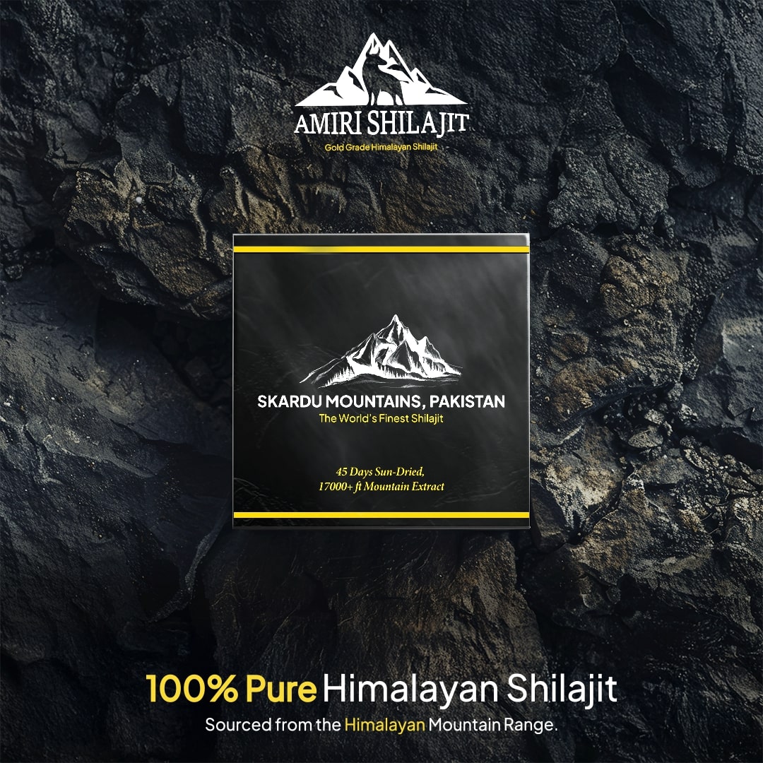 Amiri Shilajit - Gold Grade Himalayan Resin