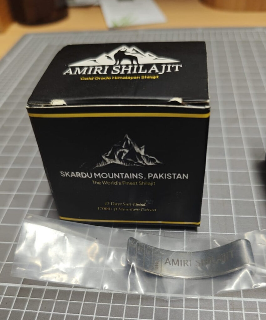 Shilajit Before and After