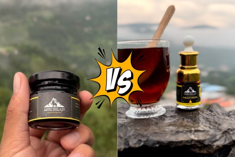 Shilajit Resin vs Shilajit Drops: Which Form Should You Take?