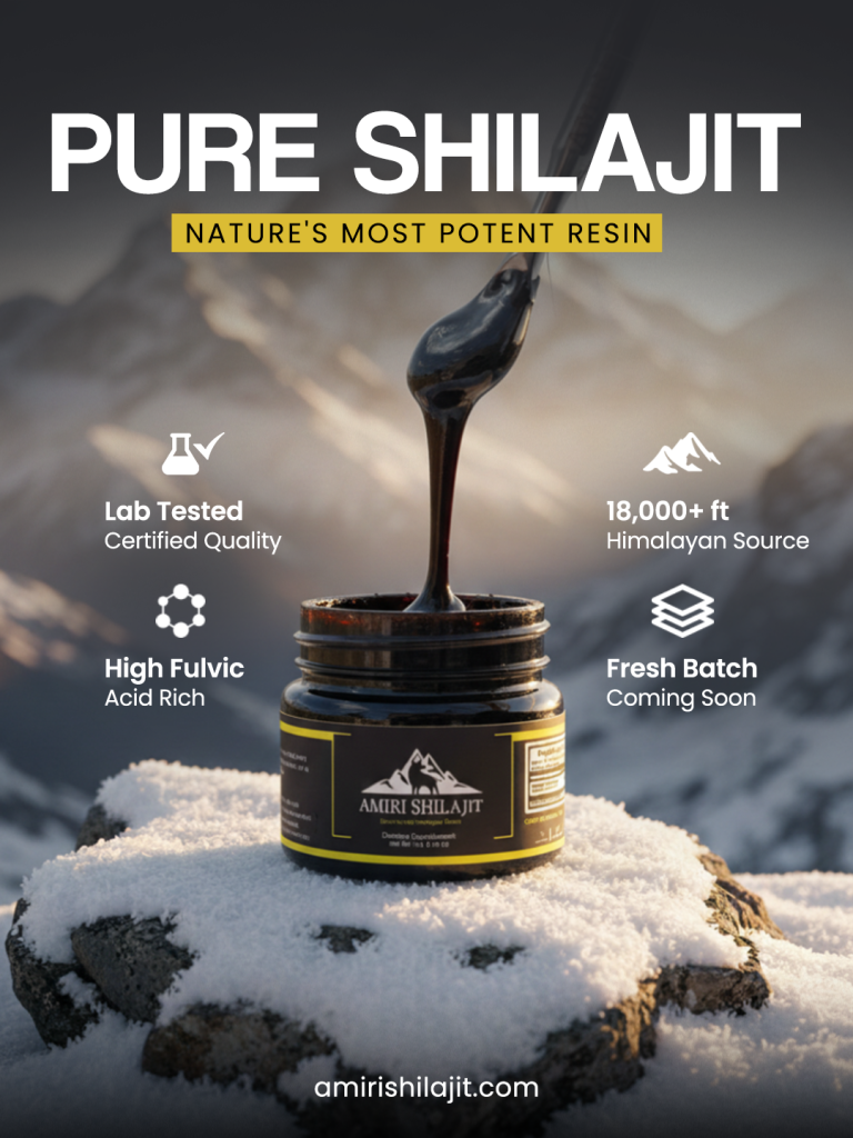 Effectiveness of Shilajit Resin