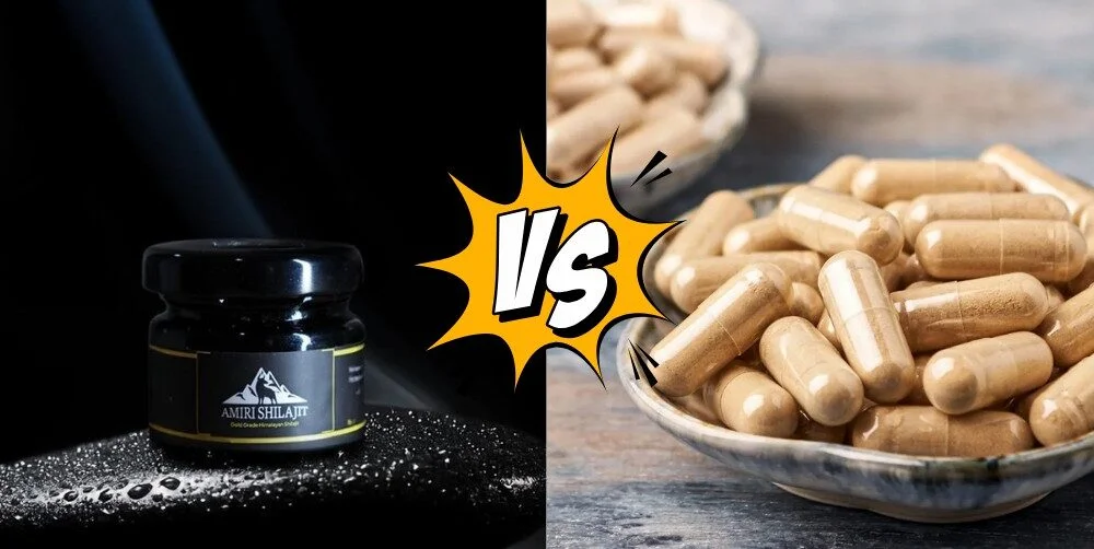 Shilajit vs Ashwagandha
